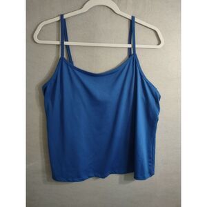 Lane Bryant Tank Top Cobalt  Blue Size 14/16 Womens Adjustable Tank‎ Top